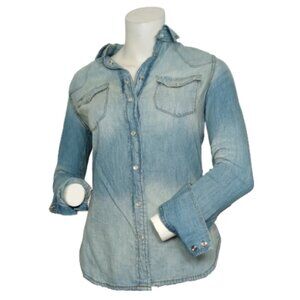 Women Denim Blouse  For Girl